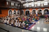 Vyasa Pujana - Guru Purnima, 10th July 2025. Pictures Courtesy Shriyuts Dinesh Karkal and Abhinav Kalla